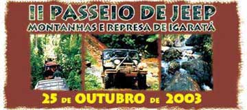 III Passeio de Jeep - Montanhas e Represas de IgaratÁ